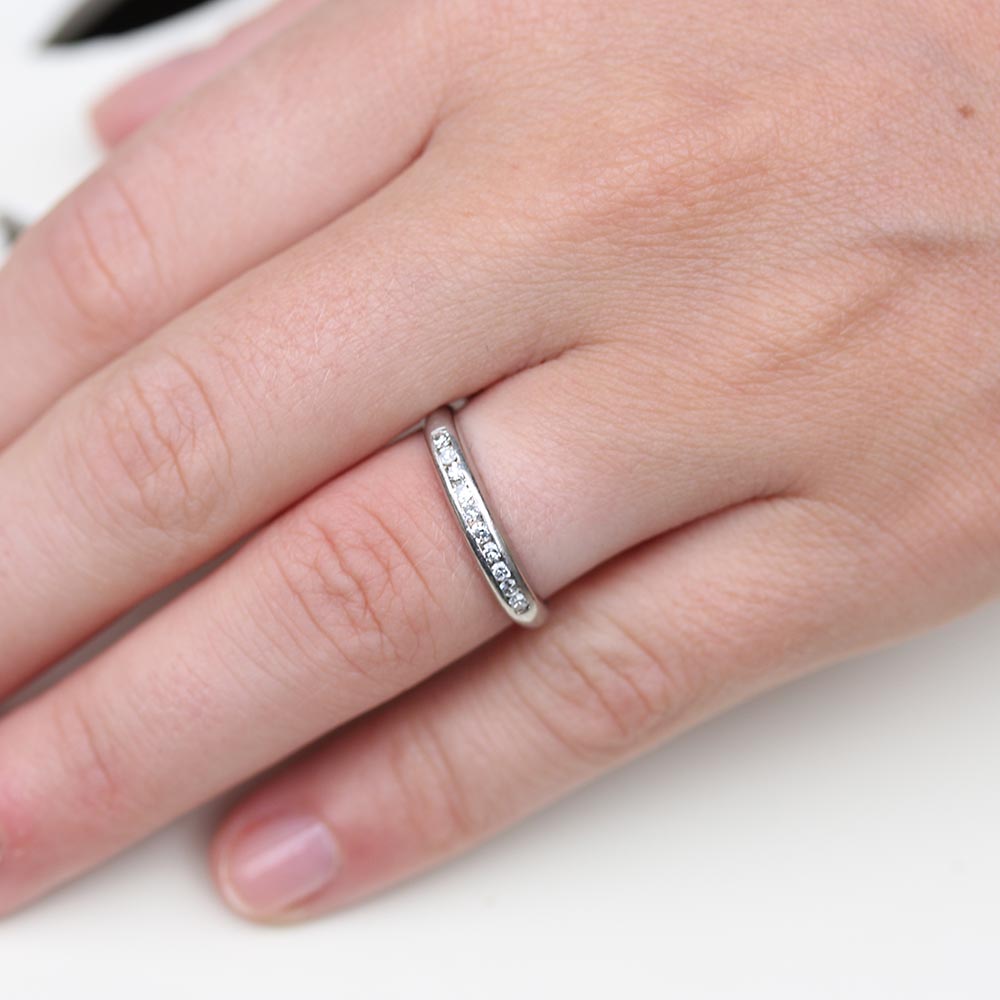 Vintage Circa 1940s Palladium Wedding Band #VB180730-6
