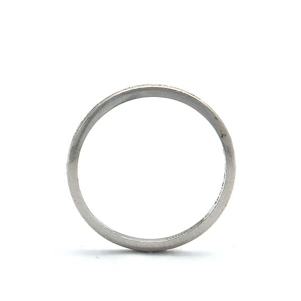 Art Déco 1930s Wedding Band #VB181010-10