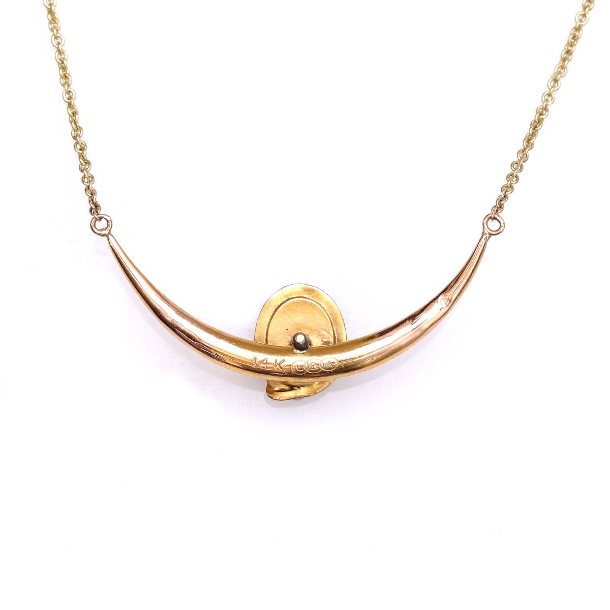 Victorian Turquoise and Crescent  Necklace #VP240513-1