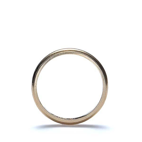 Antique 14k yellow gold wedding band. #VR0827-03