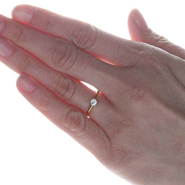 Circa 1930s Solitare engagement ring. #VR10410-03 - Leigh Jay & Co