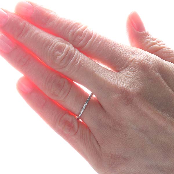 Circa 1940s Platinum wedding Band #VR140519-11