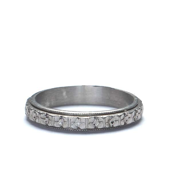 Midcentury Floral wedding band #VR140528-04