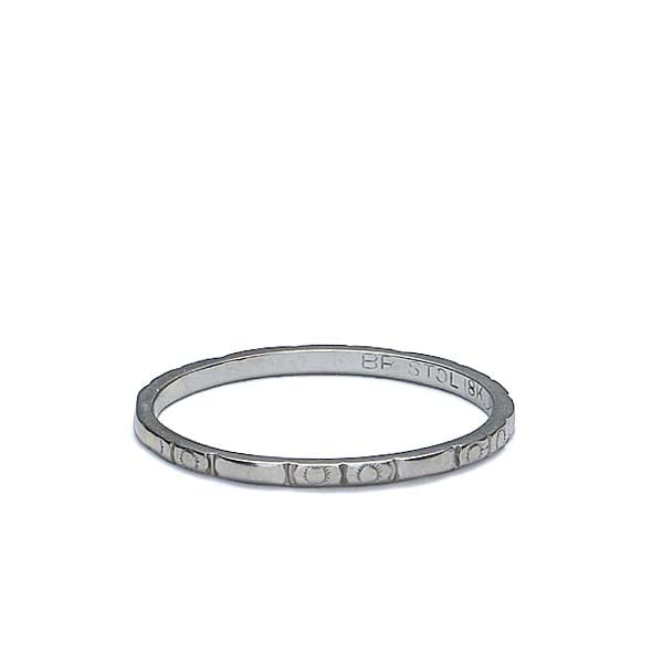 Vintage Art Deco Wedding band #VR140930-01