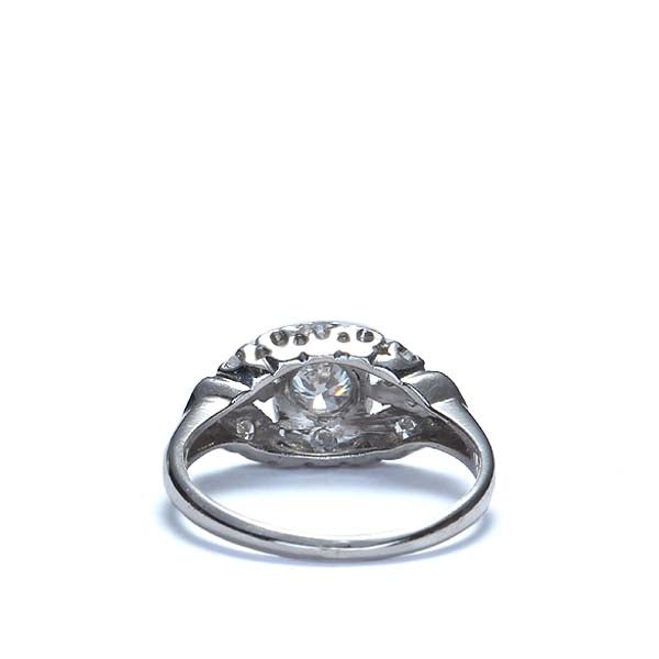 Midcentury Diamond Engagement Ring. #VR141028-08