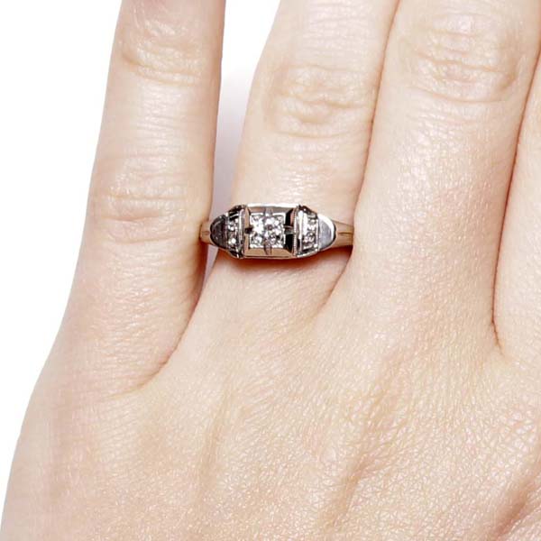 Circa 1930s Engagement Ring #VR14707-12