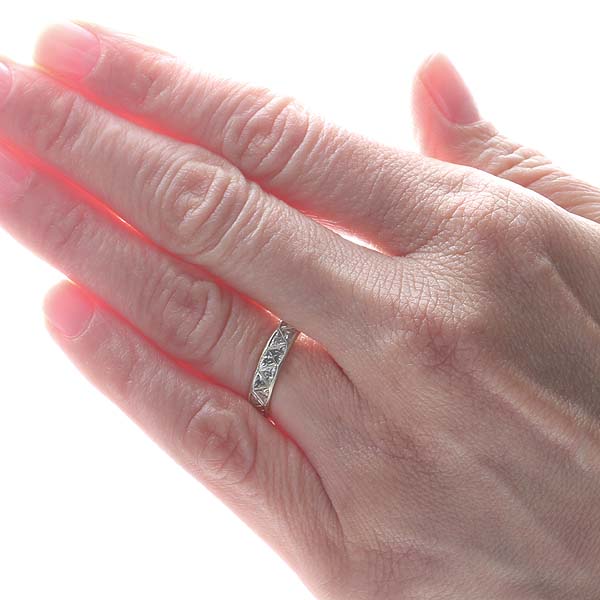 Midcentury English Wedding Band #VR150622-01