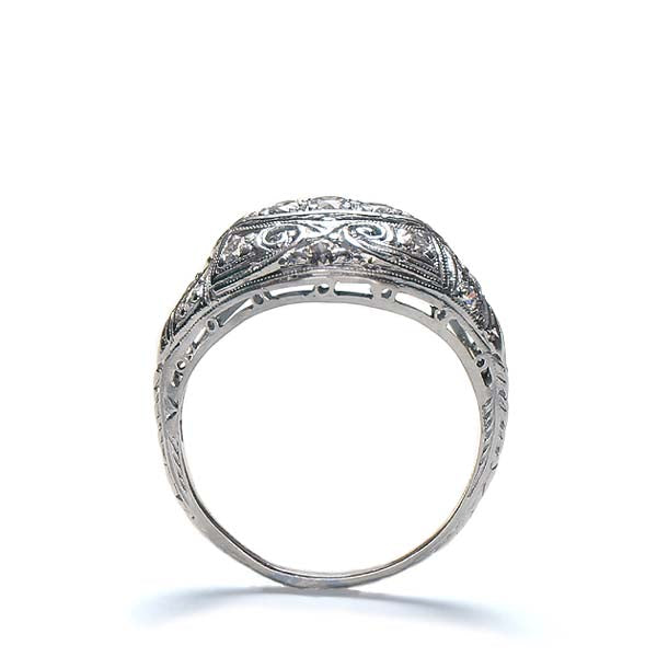 Art Déco Diamond Dome Ring #VR150917-02 - Leigh Jay & Co