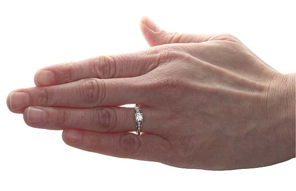 Circa 1950s Engagement Ring #VR160402-08