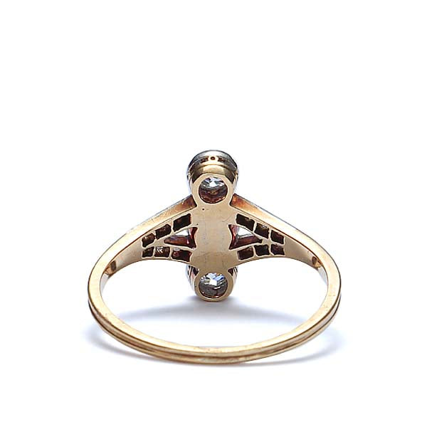 Antique Trilogy Diamond Ring #VR160505-03