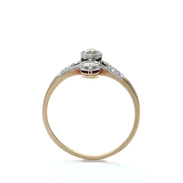 Antique Trilogy Diamond Ring #VR160505-03