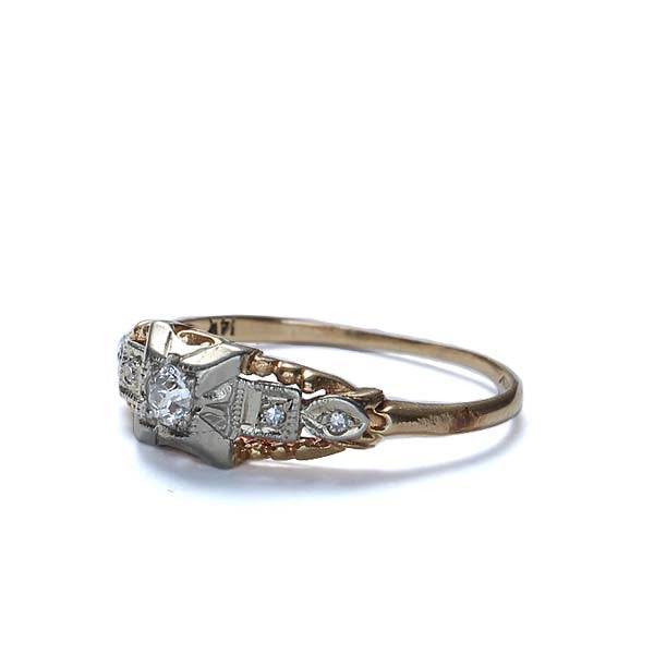 Circa 1930s Diamond Engagement Ring #VR160606-05 - Leigh Jay & Co