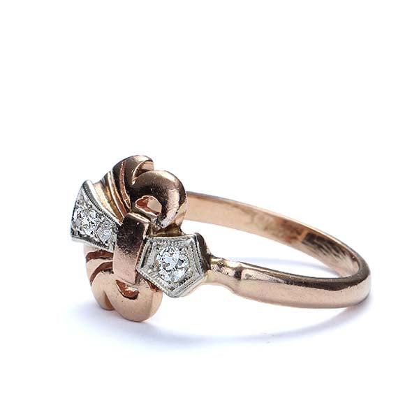 Retro Moderne Fleur-De-Lis Ring #VR160719-05