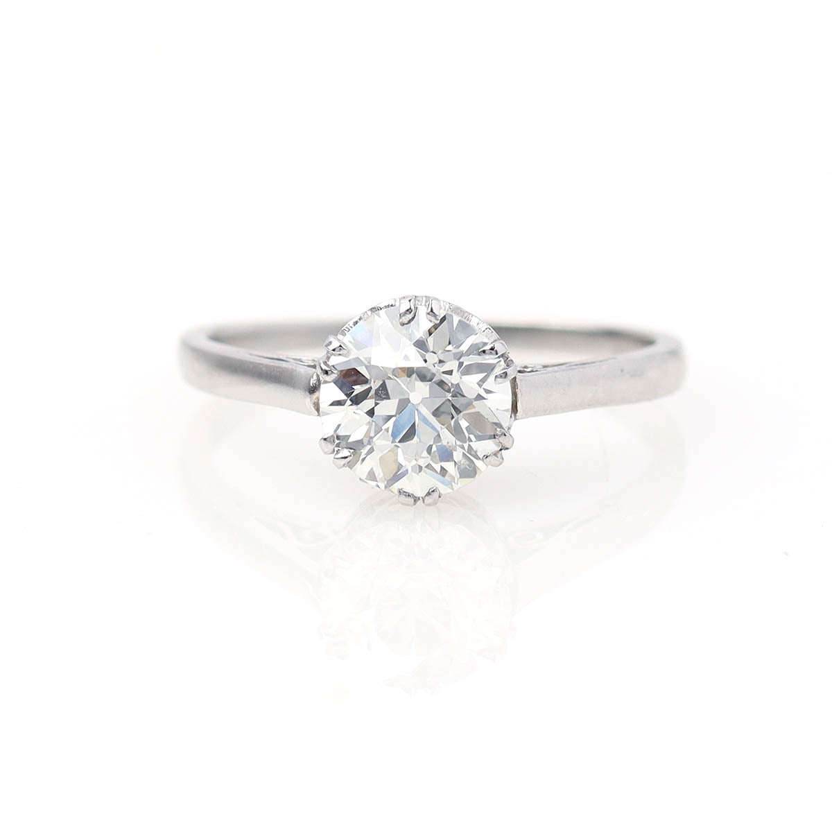 Antique Edwardian Solitaire Engagement Ring #VR161204-02