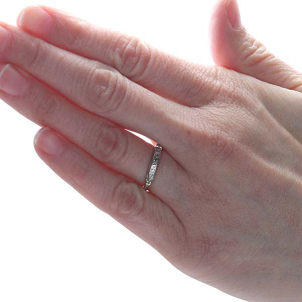 Art Deco Wedding band #VR170119-04