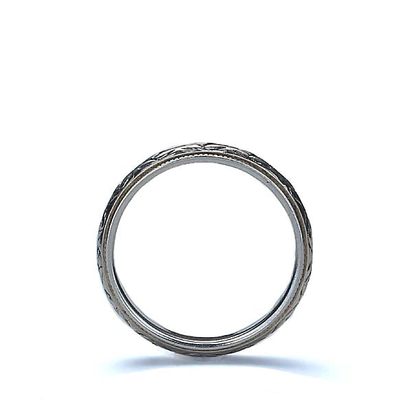 Circa 1926 Wedding band by J.R. Wood & Co. #VR170127-05