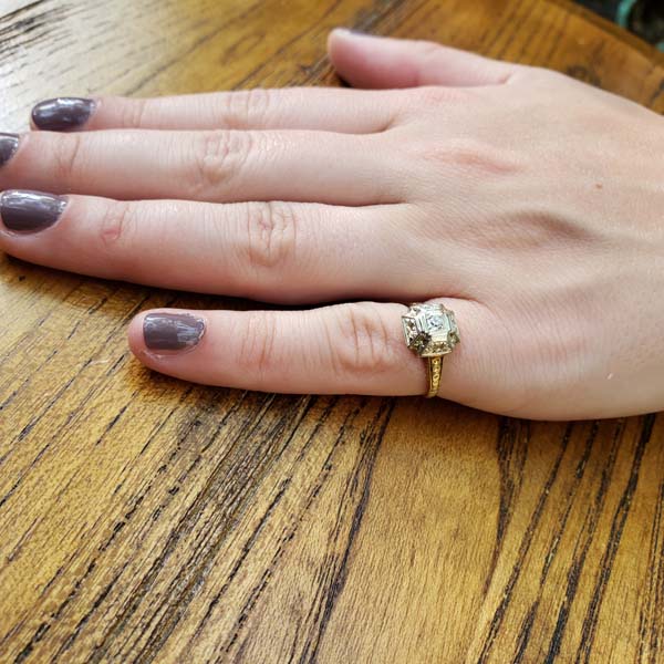 Arts & Crafts Engagement Ring #VR180501-1