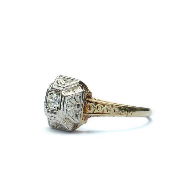 Arts & Crafts Engagement Ring #VR180501-1