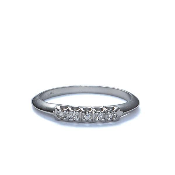 Mid Century Diamond Wedding Band #VR1901001-02