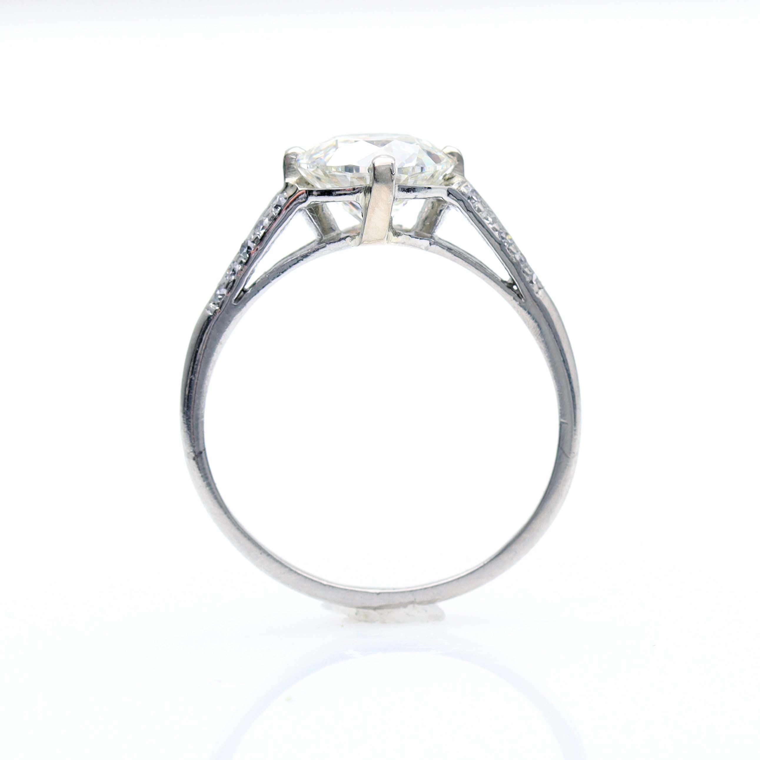 Art Déco Old European Cut Engagement Ring #VR240205