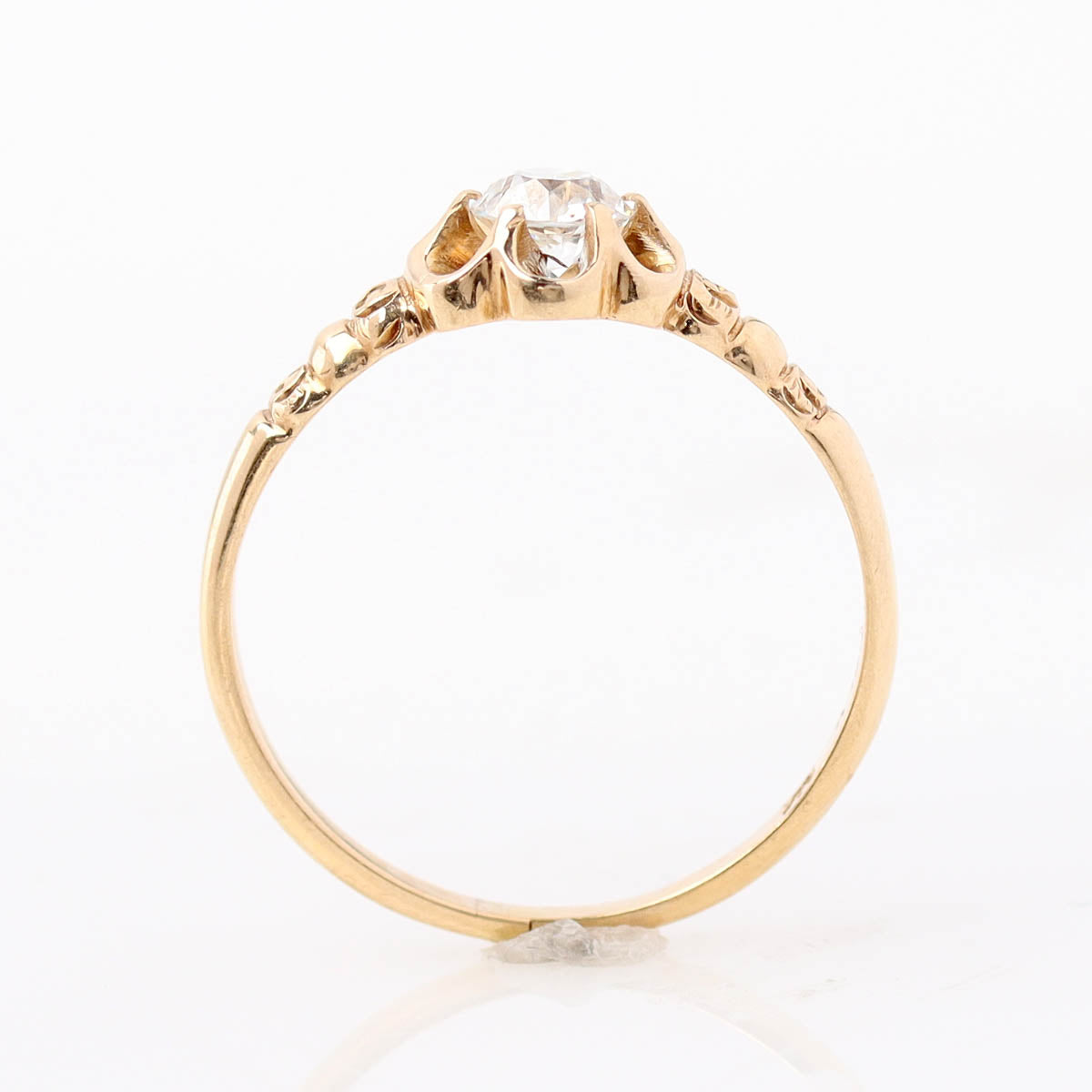 Victorian Buttercup 14k Gold Engagement Ring #VR260427-1