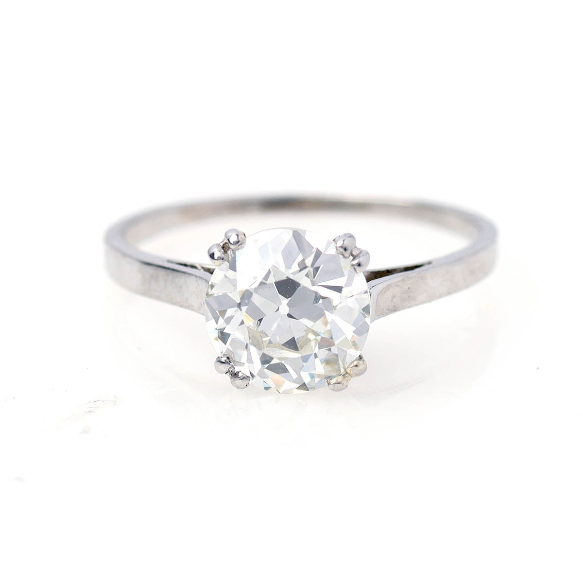 Circa 1930s Old European Cut Diamond Engagement Ring #VR560-06
