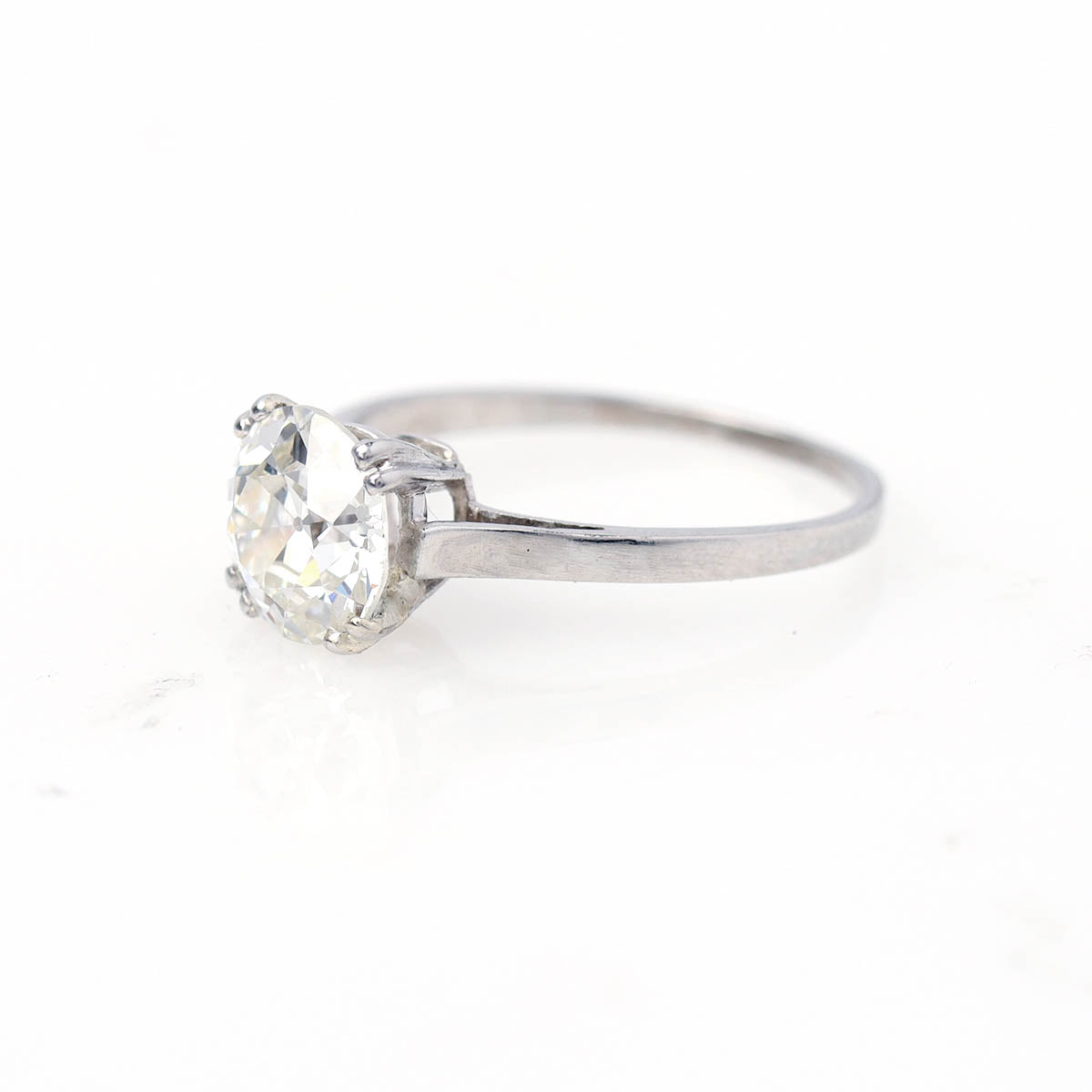 Circa 1930s Old European Cut Diamond Engagement Ring #VR560-06