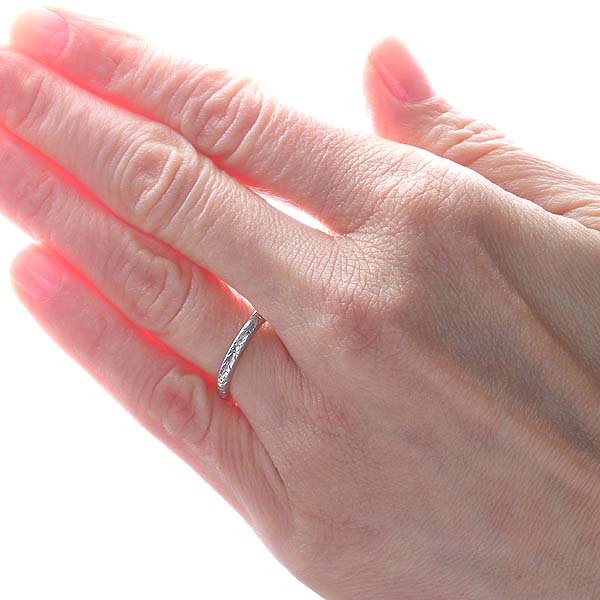 Vintage Wedding Band #VWB-04
