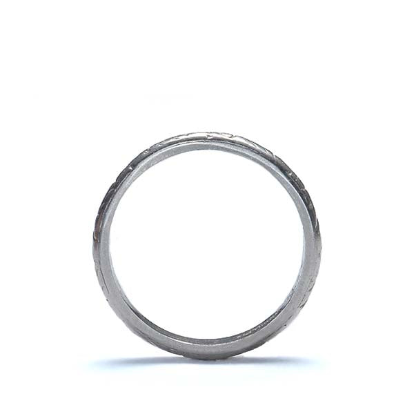 Vintage Wedding Band #VWB-04