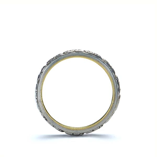 Vintage Wedding Band #R195-08 Default Title