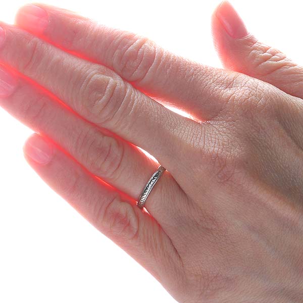 Vintage Wedding Band #R130-19g Default Title