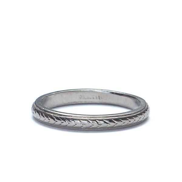 Vintage Wedding Band #R130-19g Default Title