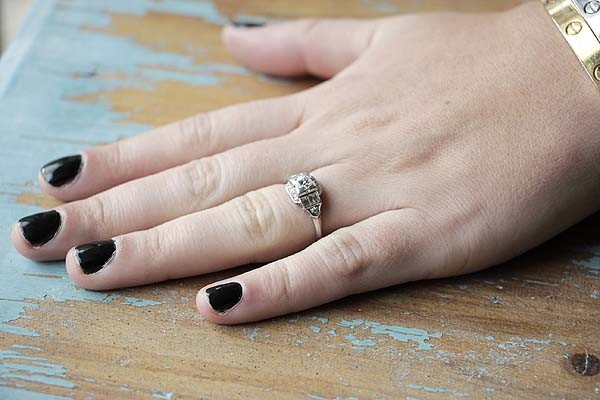 Art Deco 1930s Engagement Ring #VR180807-4 - Leigh Jay & Co