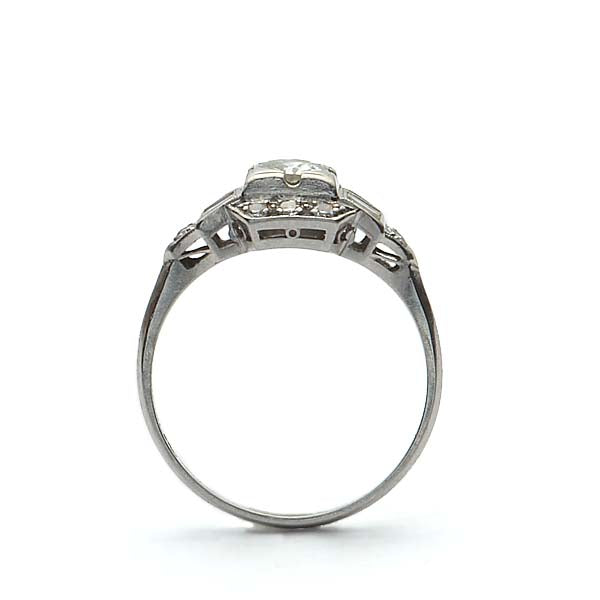Art Deco 1930s Engagement Ring #VR180807-4 - Leigh Jay & Co