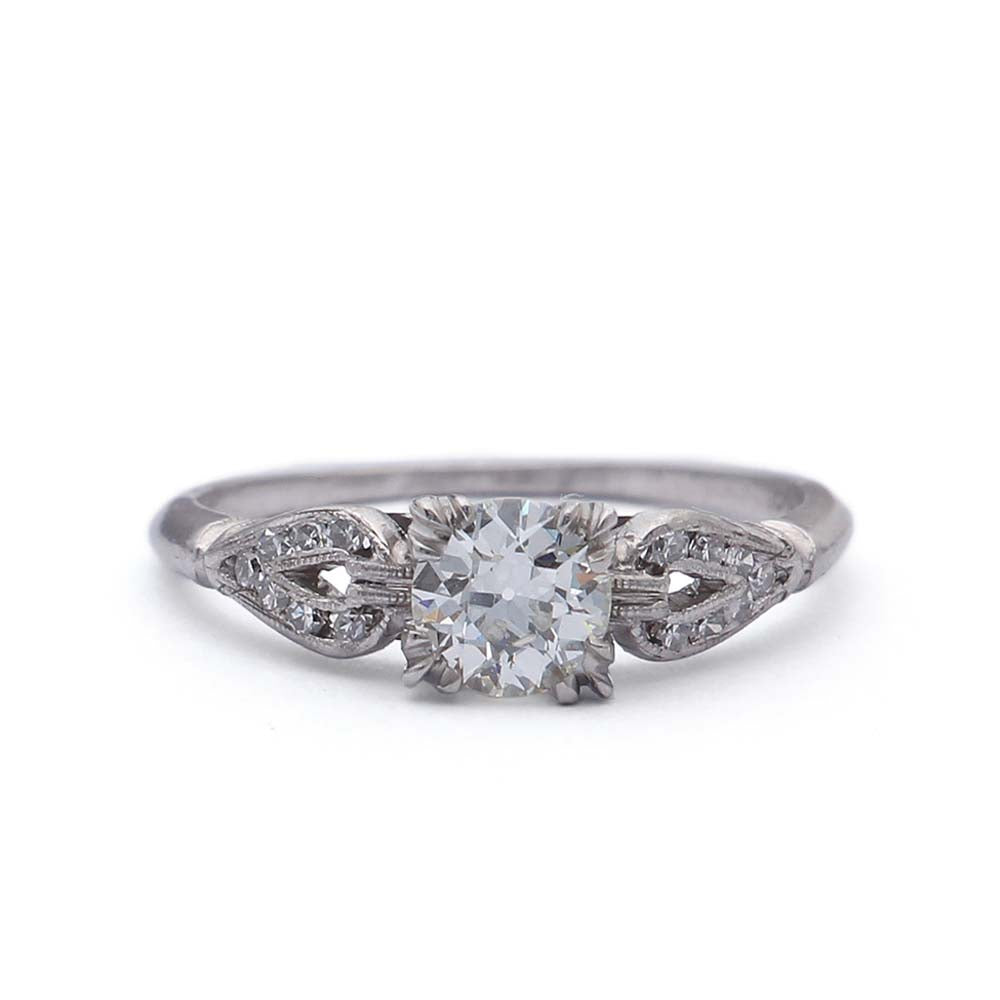 Art Déco Diamond Engagement Ring #VR150711-02 - Engagement Rings