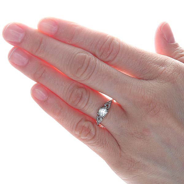 Art Déco Diamond Engagement Ring #VR150711-02 - Engagement Rings