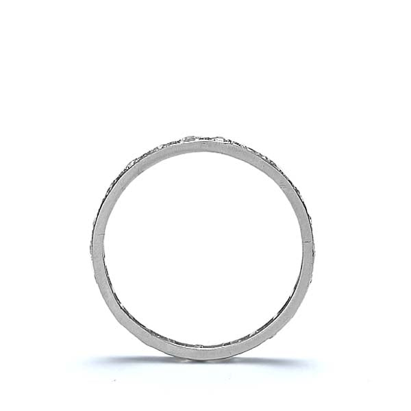 Art Deco Diamond eternity band #VR140811-06 - Leigh Jay & Co