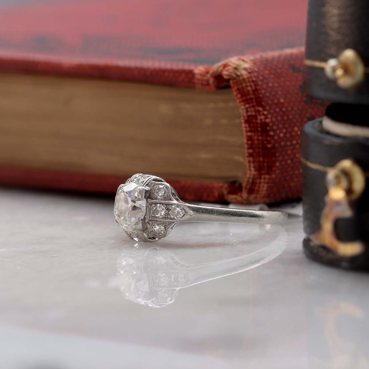 Art Déco Engagement Ring #VR180605-1 - Engagement Rings