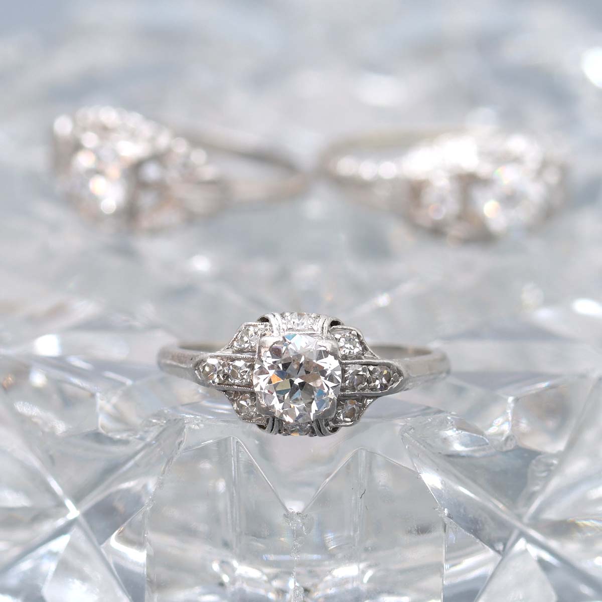 Art Déco Engagement Ring #VR180605-1 - Engagement Rings