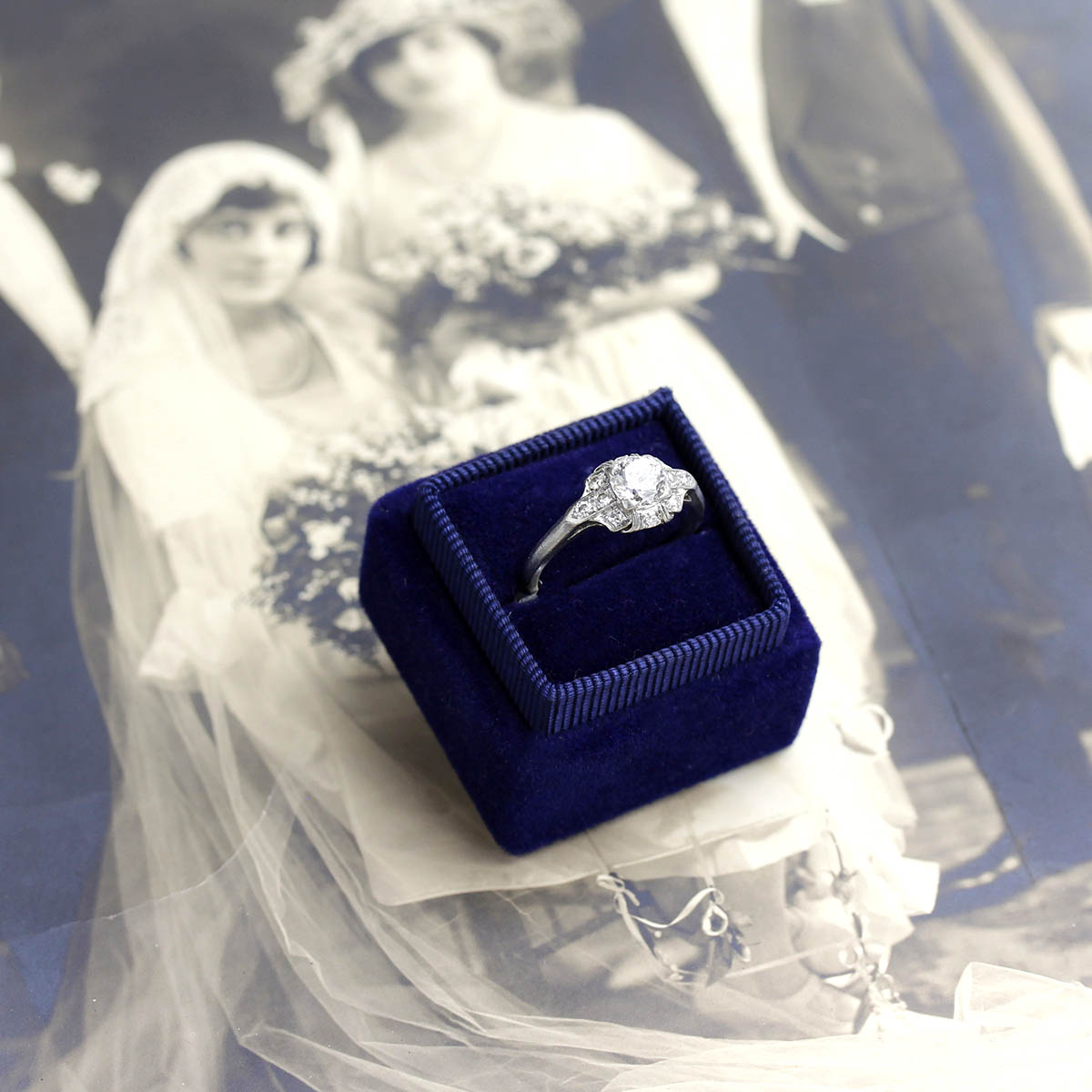 Art Déco Engagement Ring #VR180605-1 - Engagement Rings