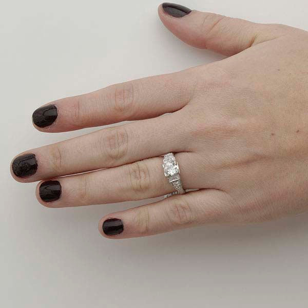 Art Déco Engagement Ring #VR181105-2 - Engagement Rings