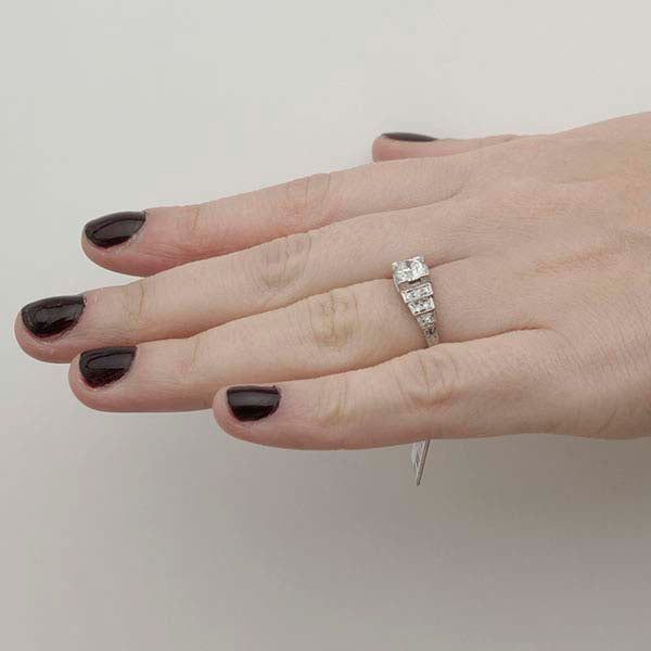 Art Déco Engagement Ring #VR181105-2 - Engagement Rings