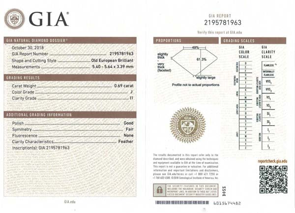 Art Déco Engagement Ring #VR181105-2 - Engagement Rings