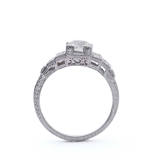 Art Déco Engagement Ring #VR181105-2 - Engagement Rings