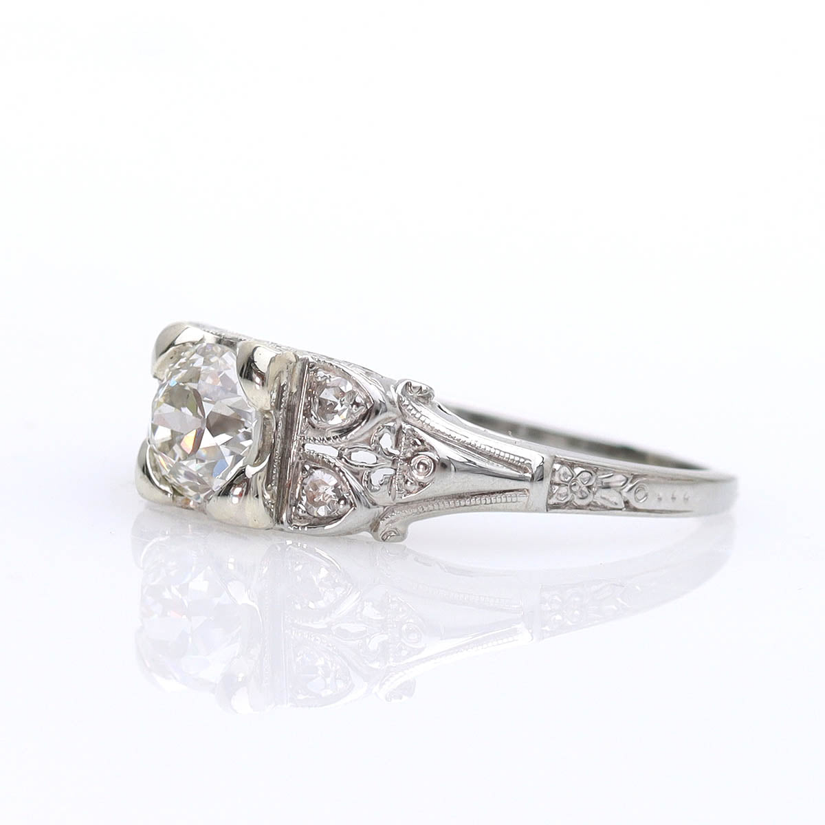 Art Déco Engagement Ring #VR241007-1 - Engagement Rings