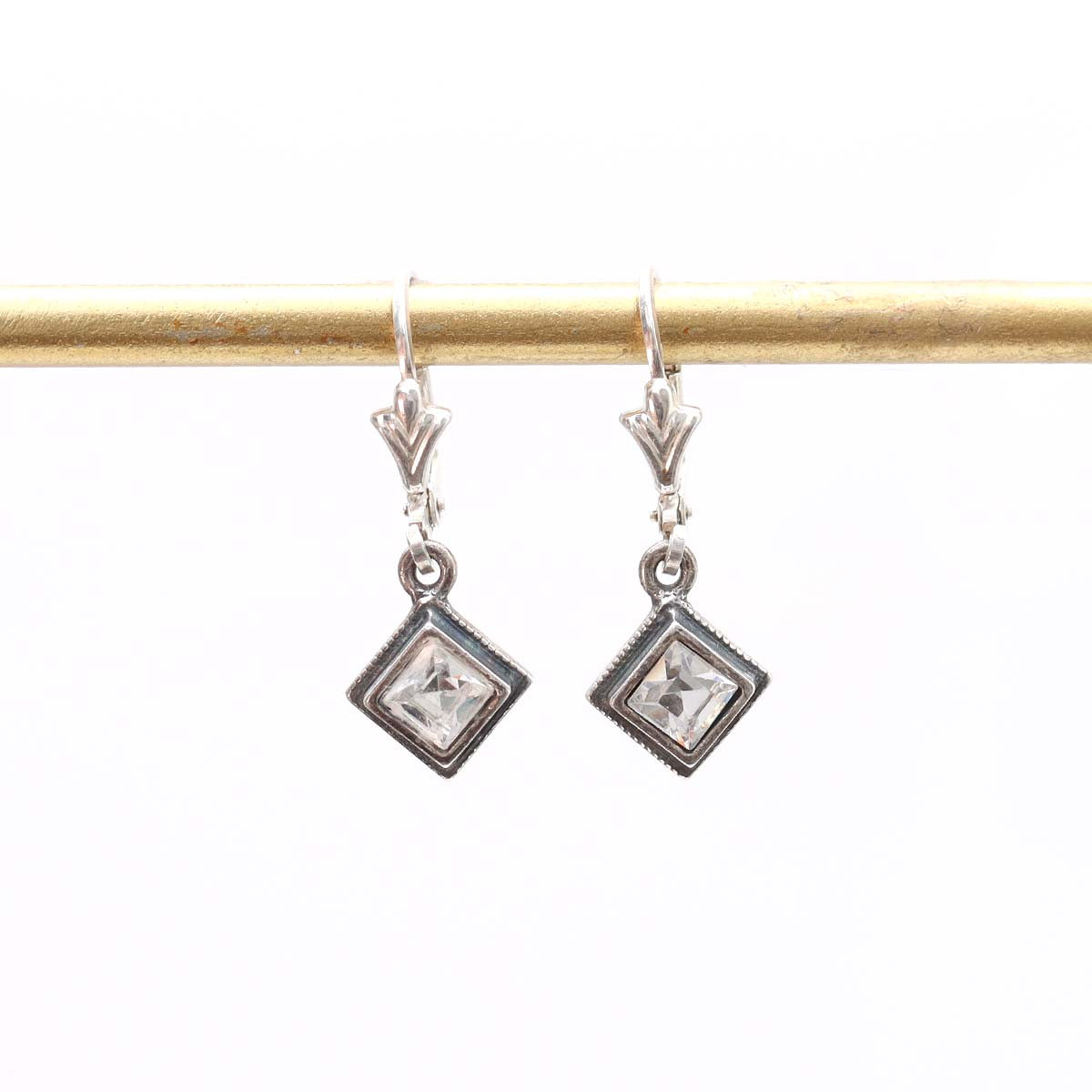 Art Déco Inspired Crystal Drop Earrings #E70707 - Earrings