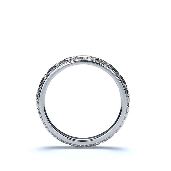 Art Deco Repose’ wedding band. #VR568-05 - Wedding Bands