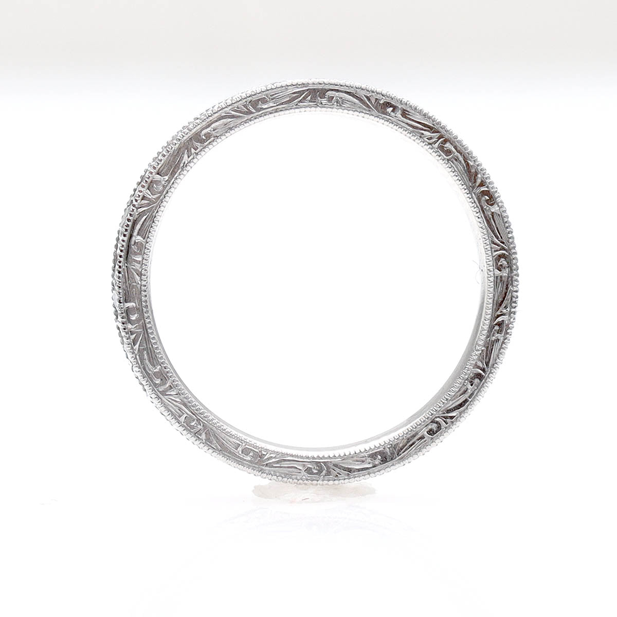 Art Déco Reproduction Diamond Eternity Wedding Band #LE4020HE - Wedding Bands