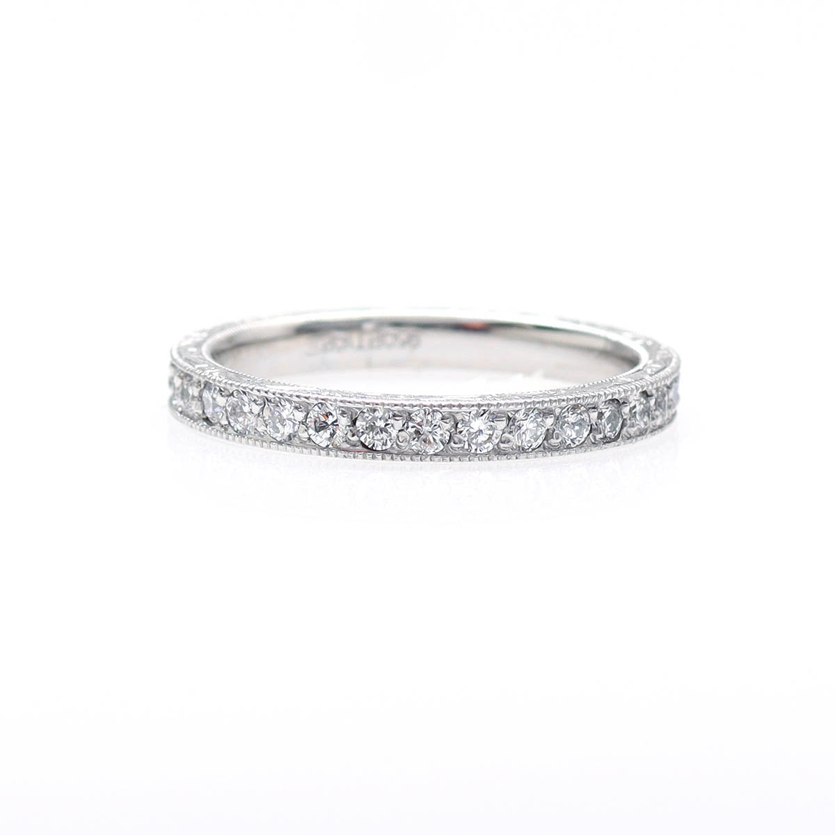Art Déco Reproduction Diamond Eternity Wedding Band #LE4020HE - Wedding Bands