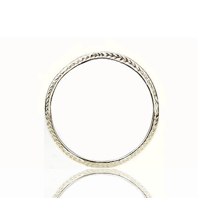 Art Déco Reproduction Wedding Band #L3339WB 14K-3 - Wedding Bands